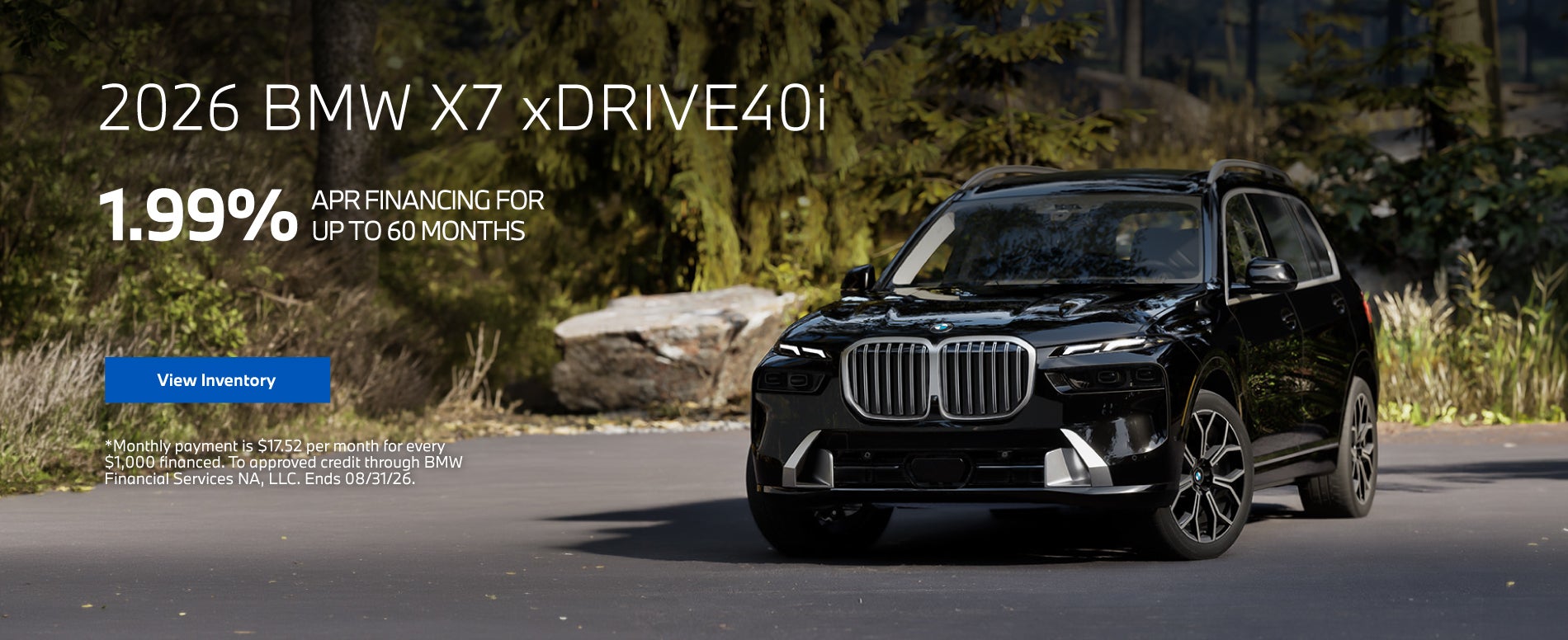 2026 BMW X7 xDrive40i