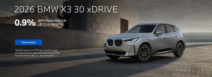 2026 BMW X3 30 xDrive