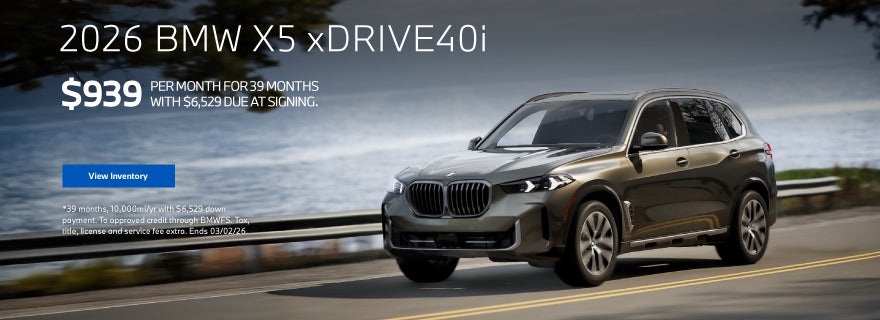 2026 BMW X5 xDrive40i